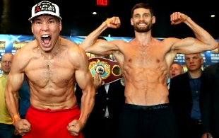 WBO junior welterweight champion RUSLAN "The Siberian Rocky" PROVODNIKOV (23-2, 16 KOs) of Beryozovo, Russia and local scholar/brawler CHRIS ALGIERI (19-0, 8 KOs) of Huntington, Long Island weighed in at 139.8 and 140 pounds, respectively, for their highly-anticipated world championship battle.